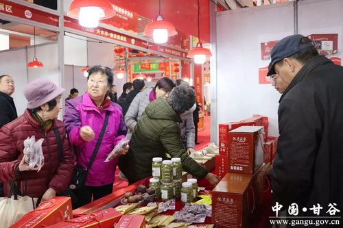 甘谷县名优特产亮相天水市首届迎新春年货会 农副产品与零食共舞，年味愈浓
